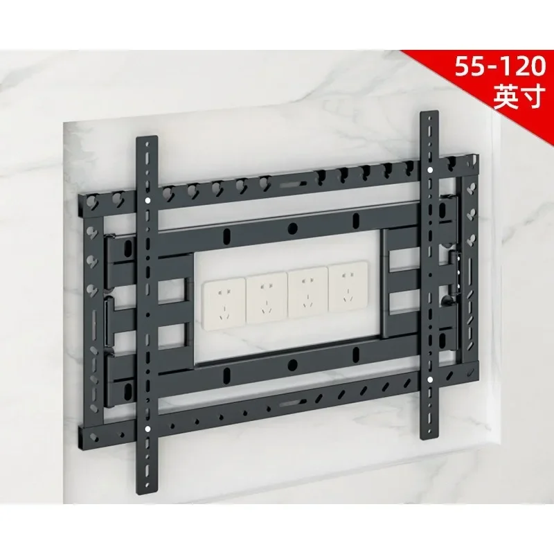 Ultra-thin TV wall  telescopic bracket 55/65/75/85/86/98/100 inch wall frame