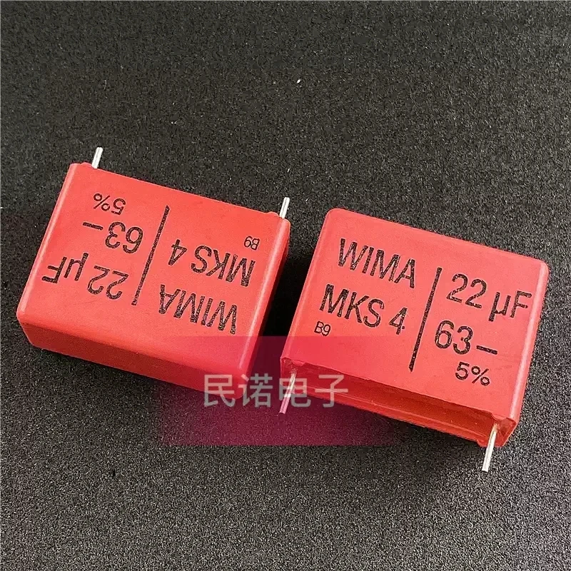 WIMA capacitor MKS4 63V 22UF 63V 226 non-polar capacitor with a pin distance of 27.5mm