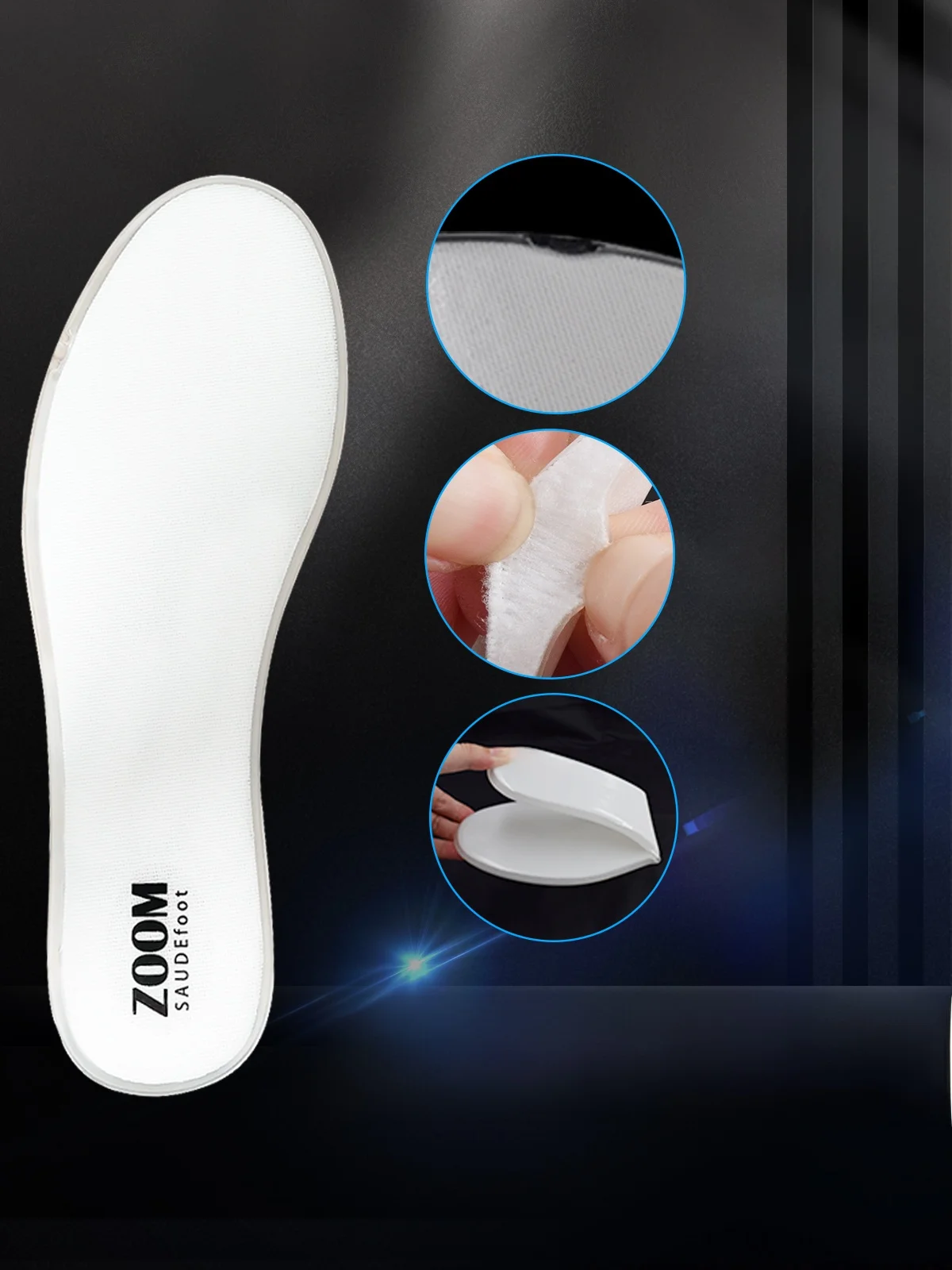 نعال هوائية سميكة للجنسين لأحذية تدريب كرة السلة، امتصاص الصدمات، مرونة كاملة للقدم، مرونة عالية #5