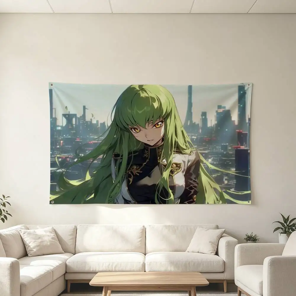 Code-E Geass A-Anime Flags Wall Hanging Tapestry Outdoor Garage Room Decorative flag Background Blanket