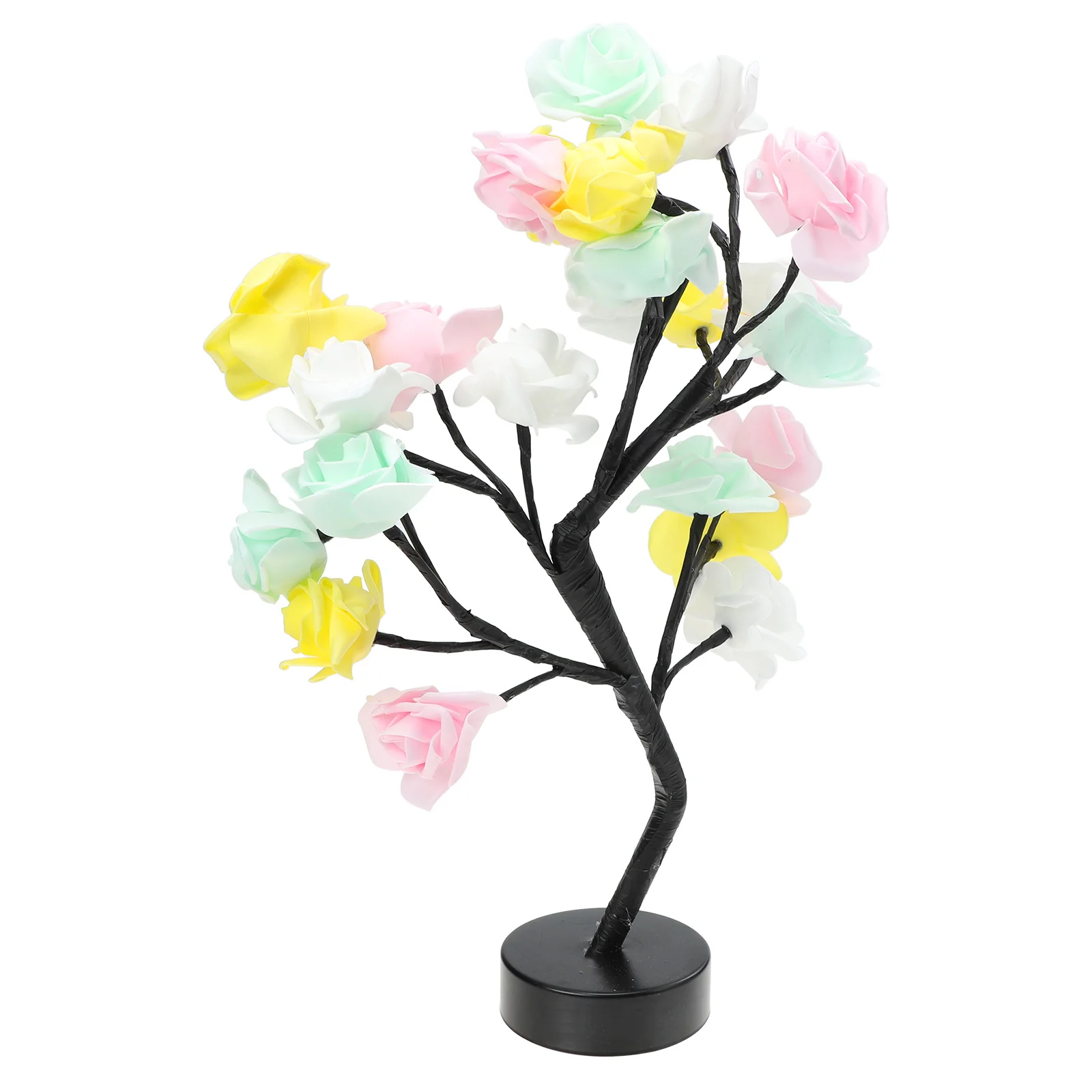 

Rose Flower Tree Night Light Lamp For Bedroom Home Decor Desktop Lamp Wedding Party Decoration Small Night Light