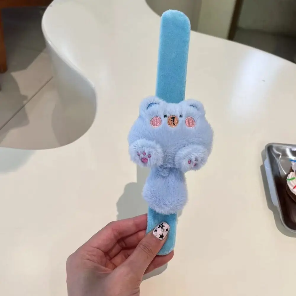 

Stuffed Cat Cat Slap Bracelet Series Simulation Rabbit Slap Bracelet Wrist Style Soft Capybara Wrist Band Home Decor