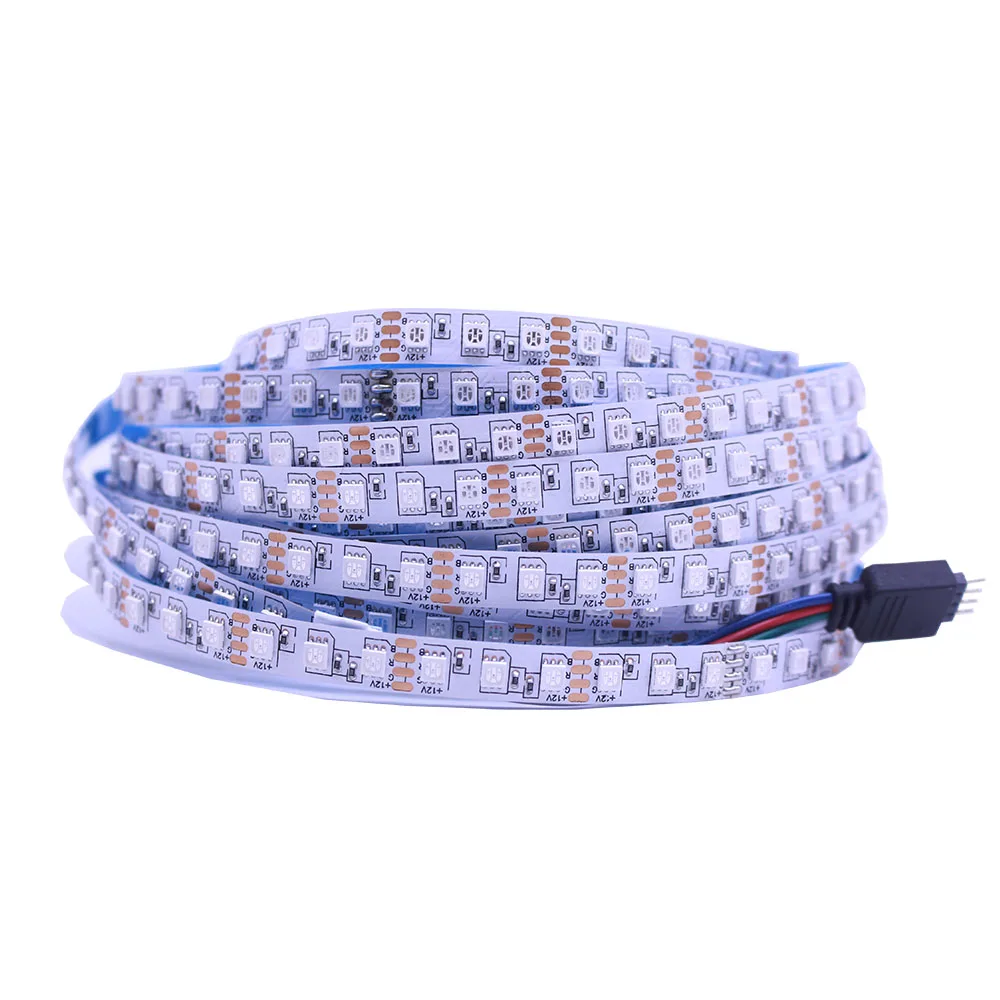 New arrival RGB LED Strip 3535 RGB Color Changeable DC12V 24V  Flexible LED Light tape 60LED/m 120LED/m 5m/lot.