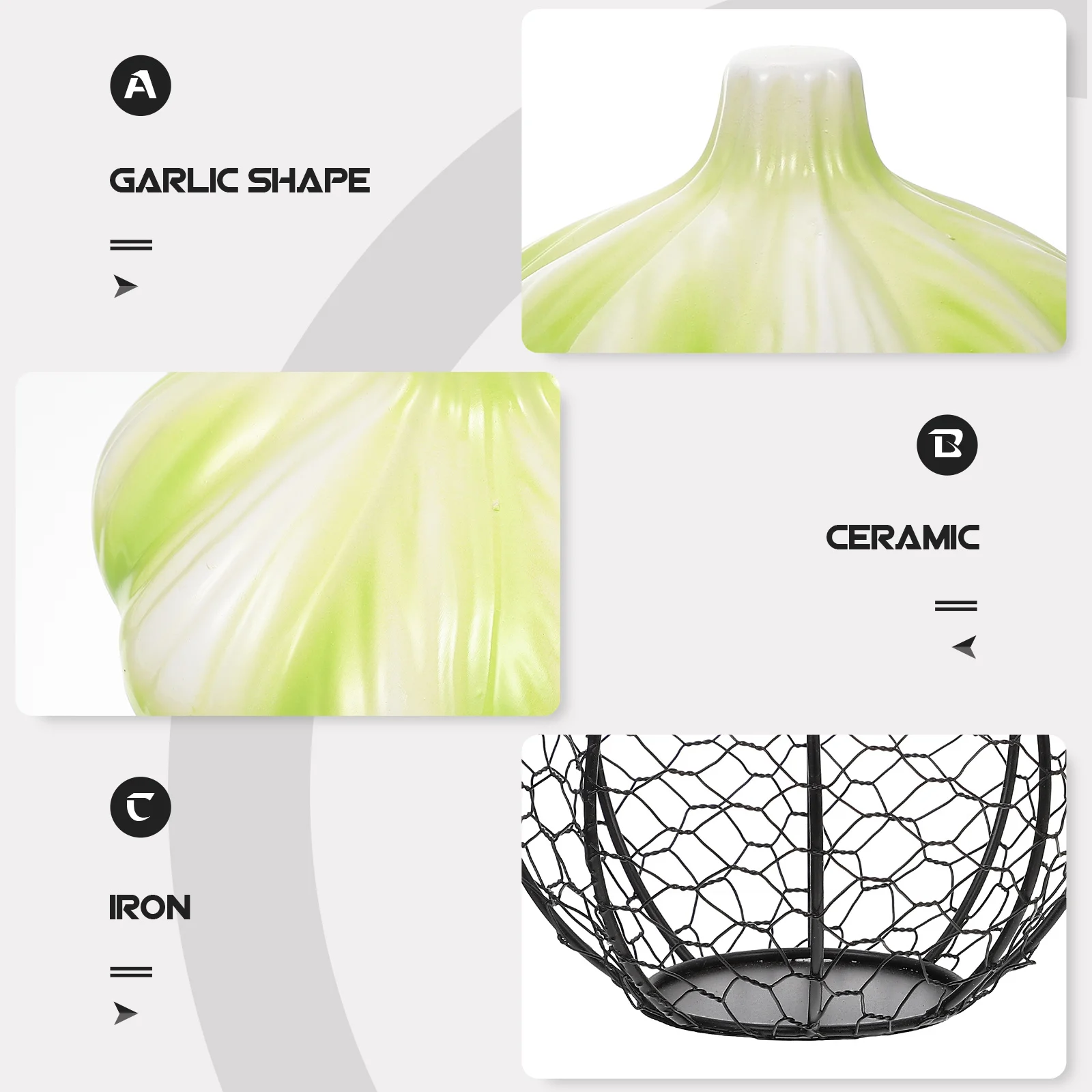 

Egg Storage Basket Hollow Iron Desktop Chicken Shape Breathable Organizer Kitchen Countertop Garlic Ginger Storage Holder