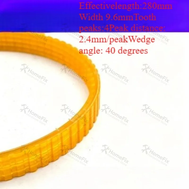 4PJ280 Rubber Transmission Belt Non-OEM Replacement Part for SB75 Belt Sander Machine