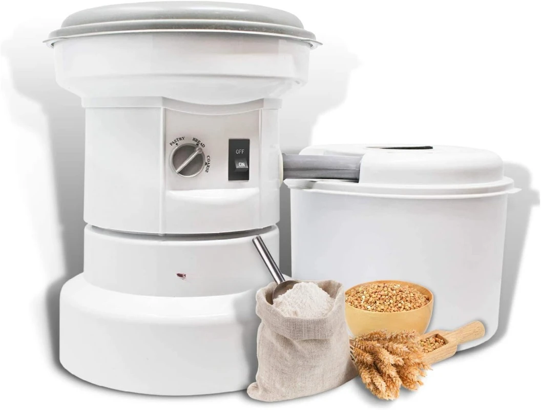 Powerful High Speed Electric Grain Mill Grinder for Healthy Gluten-Free Flours - Grain Grinder Mill, Wheat Grinder