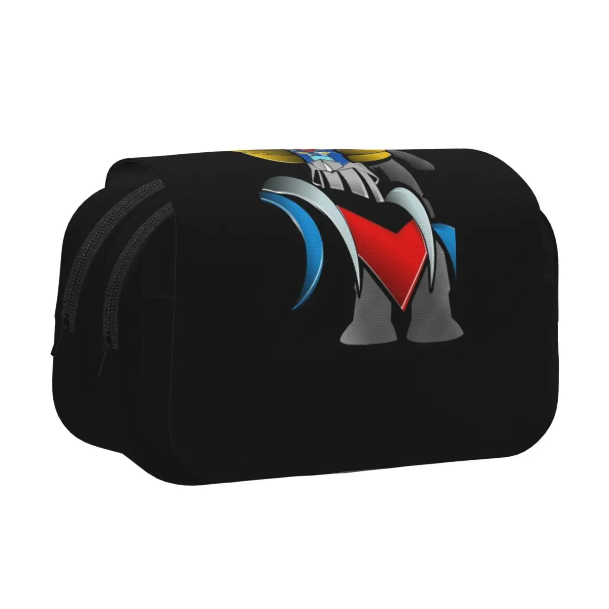 Mazinger Z Goldorak Actarus Grendizer Mask Pencil Case Pen Holder Hard Shell Leather Big Capacity Pen Box Pencil