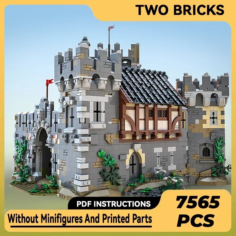 Bloques de construcción Moc, modelo de fortaleza militar, tecnología de Castillo de leones, bloques modulares, regalos, juguetes de Navidad, conjuntos DIY de montaje