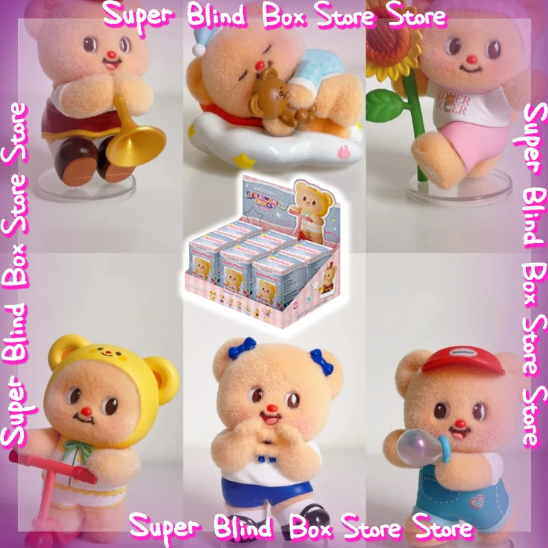 

Оригинальная новая в наличии глухая коробка с маслом медведя Little Wishes Serise, модная милая забавная коллекция, украшение для рабочего стола, подарок на Рождество и день рождения