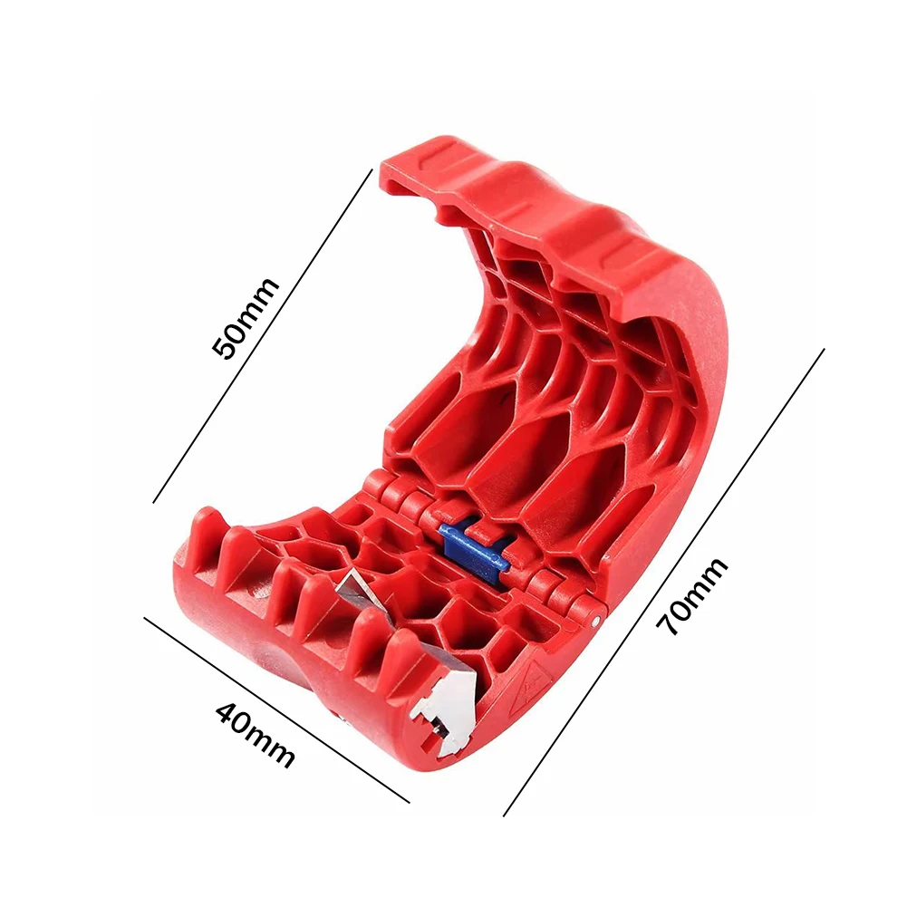 Obcinak do rur plastikowe ostrza do plastikowa rura nóż do przewodów gospodarstwa domowego PVC/PU/PP/PE 20-50mm kabel przenośny narzędzia tnące