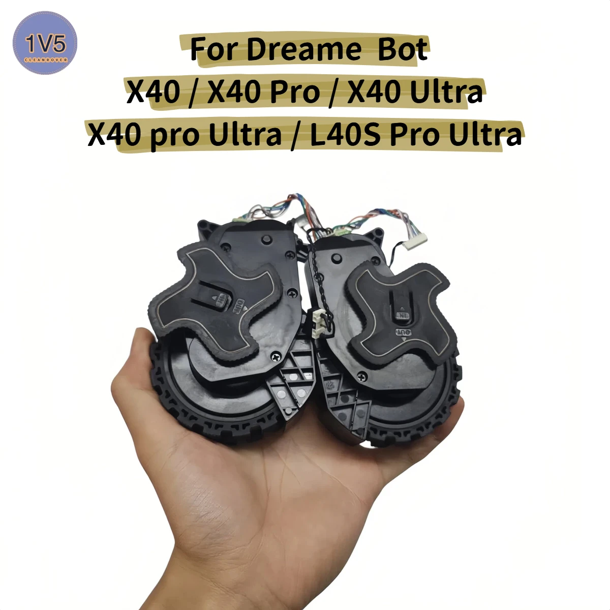Image of Antriebs- und Laufradteile für Dreame Bot X40 Pro / X40 Ultra / X40 Pro Ultra / L40S Pro Ultra Staubsauger, linkes und rechtes Rad