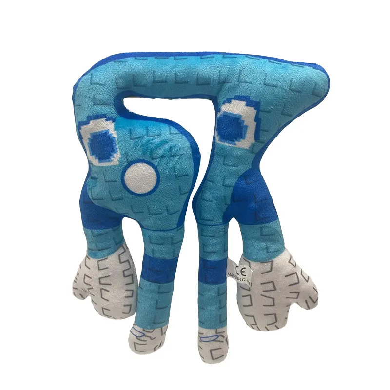 25cm STEAL A BRAINROT Blue No. 67 Plush Toy Cute House Dolls Game Surrounding Blue No. 67 Toys Soft Toys for Kids Birthday Gifts