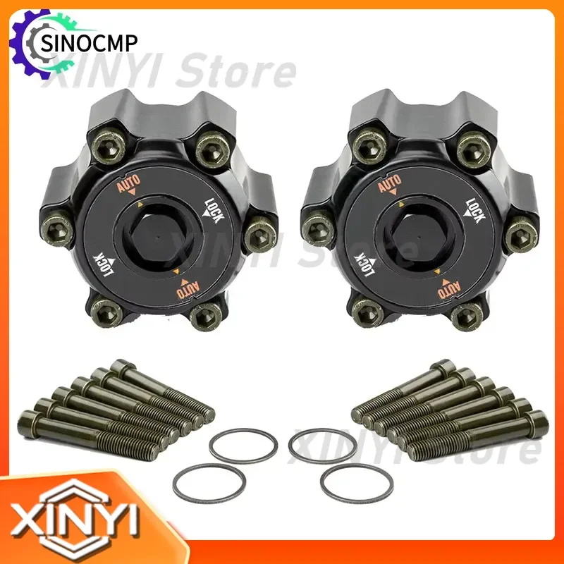 2pcs Auto Free Wheel Hub Lock 40250-VB200 for Patrol GU Y61 TD42 TD3.0 TD2.8 ST STI GQ All Models With Front Coil Springs
