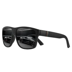 Fashion Oversized Sunglasses Men Women Luxury Driving Fishing Travel Vintage Square Sun Glasses For Man Eyewear