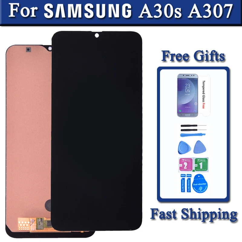 

LCD For Samsung Galaxy A30s A307 A307F A307FN A307G A307YN Display Touch Screen Digitizer Assembly