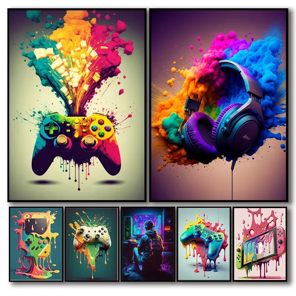 

Adult 2000PCS Paper Jigsaw PuzzleColorful Game Controller Stress Relief Entertainment Children Toy