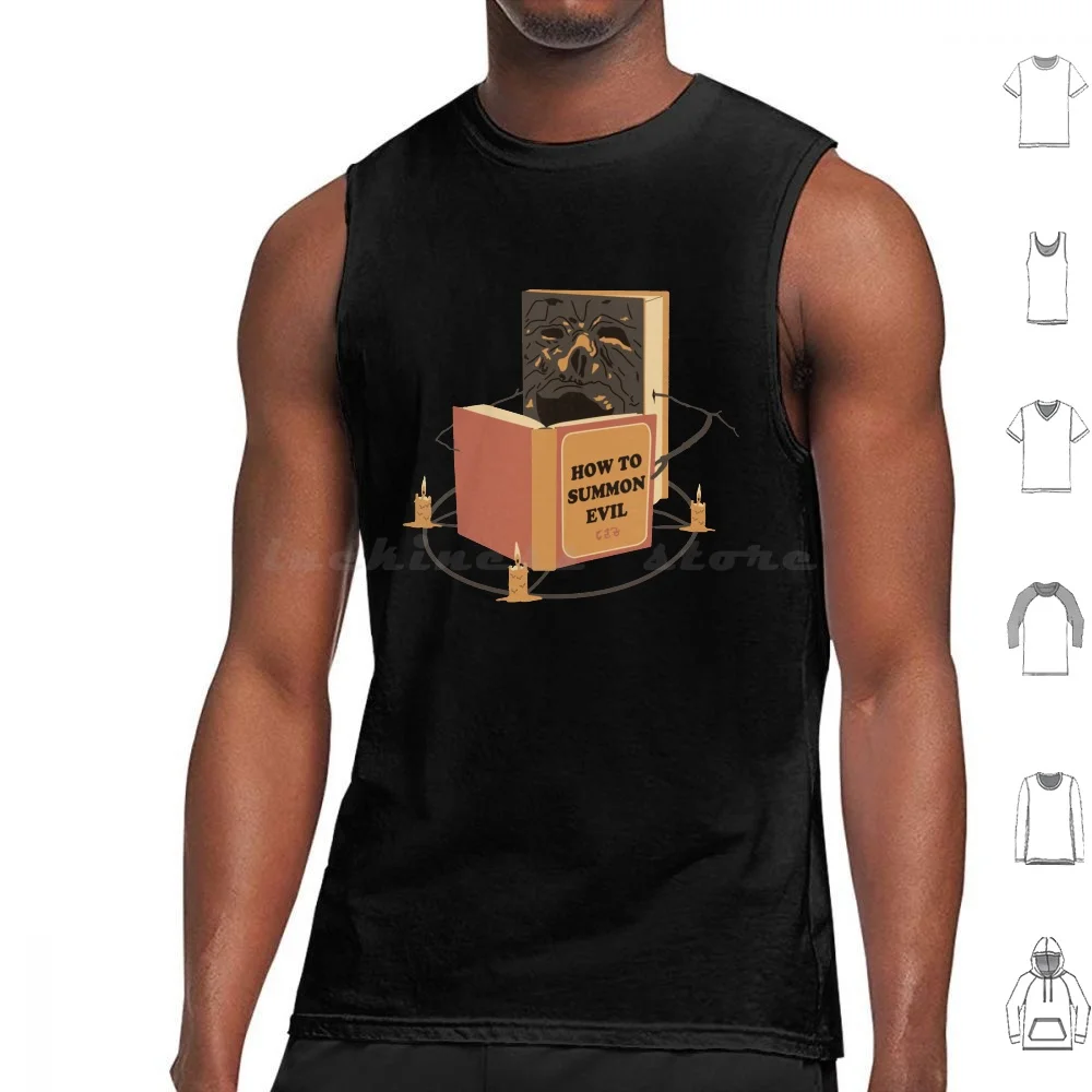 How To Summon Evil Tank Tops Vest Sleeveless Zombies Zombie Boomstick Evil Dead Army Of Darkness Pop Culture Mashup Ash