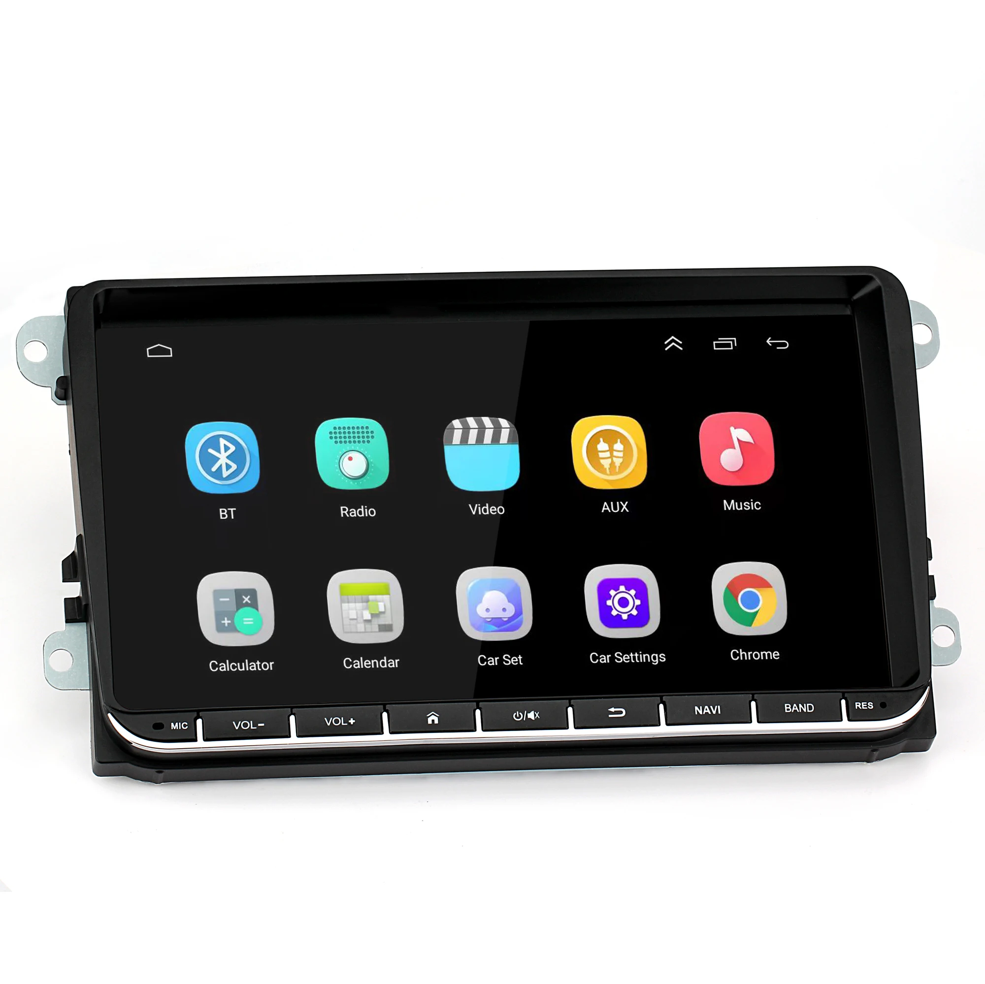 Wholesale IPS Touch Screen Android System Car Navigator Multimedia 2 Din Car DVD Player For Ti-guan Caddy CC Gol Passat