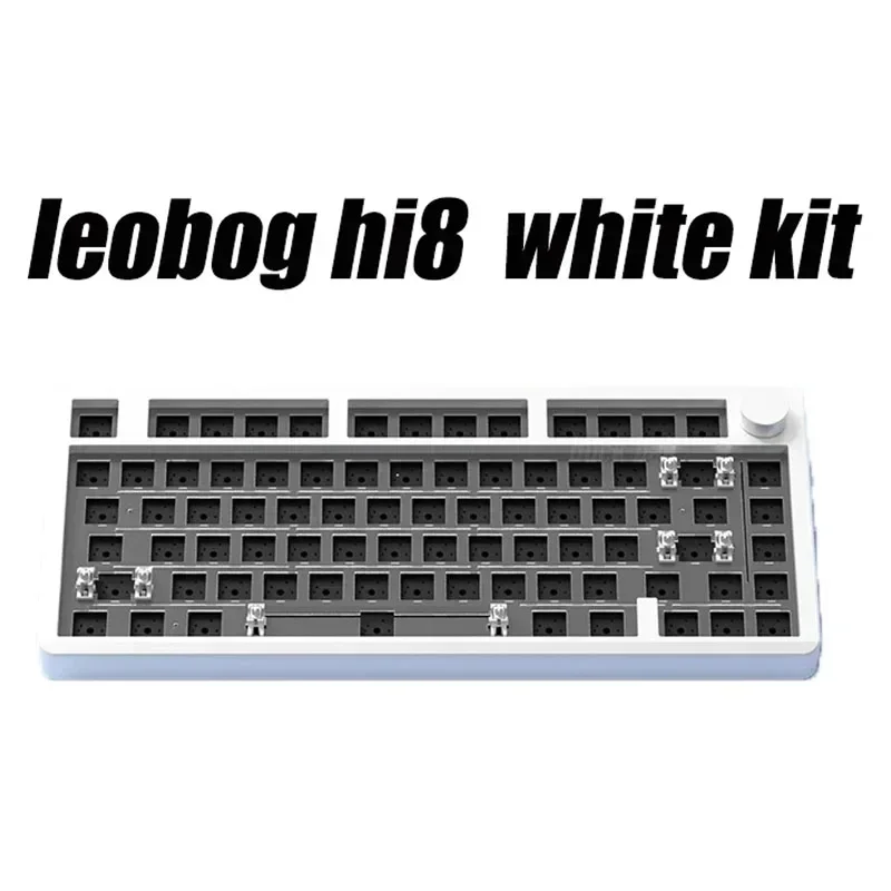 Imagem -03 - Teclado sem Fio Bluetooth Personalizado Liga de Alumínio 80 Chaves Pbt Mode Gasket Gaming Teclado Mecânico Personalizado Leobot-hi8