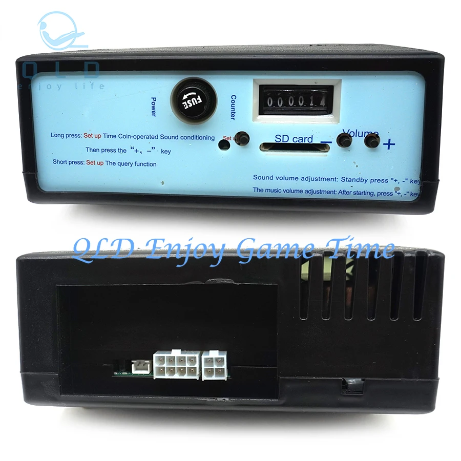 New 110-220V 12 Hole Controller, MP3 Music Box, Counter, for Coin Operated Kiddie Rides Game Machine, Children's Rocking Cart