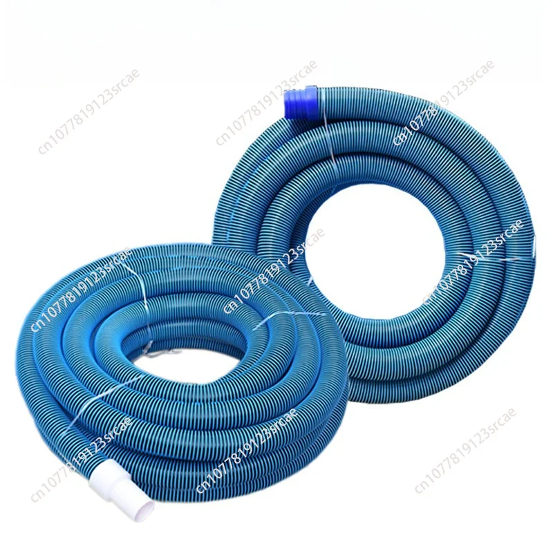 Swimming pool sewage suction machine hose suction pool throat double-layer thickened threaded self-floating sewage suction pipe