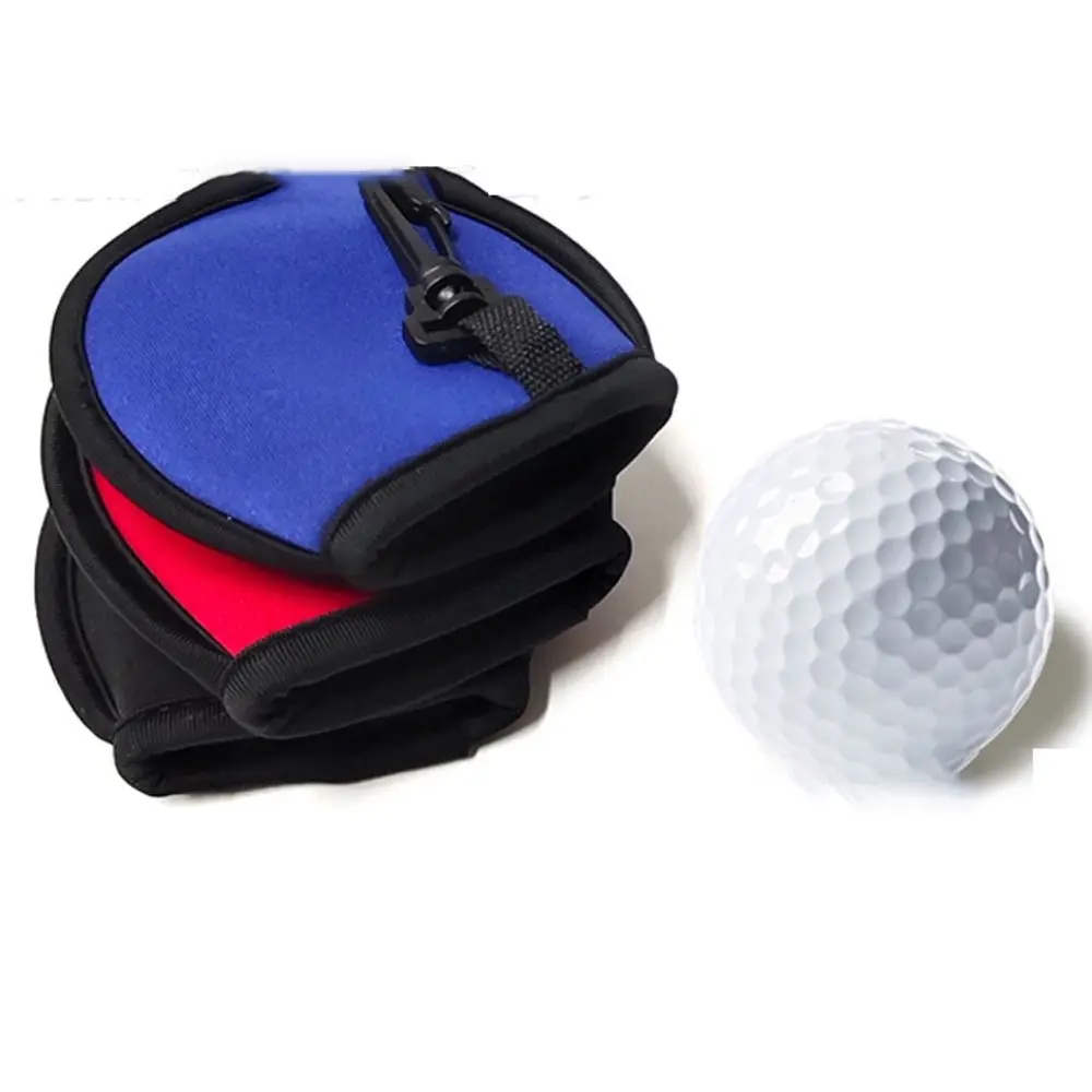 Quickly Drying Golf Accessories Golf Ball Cleaner Pocket Golf Ball Washing Wipe Golf Ball Cleaner Bag Golf Washer Pouch