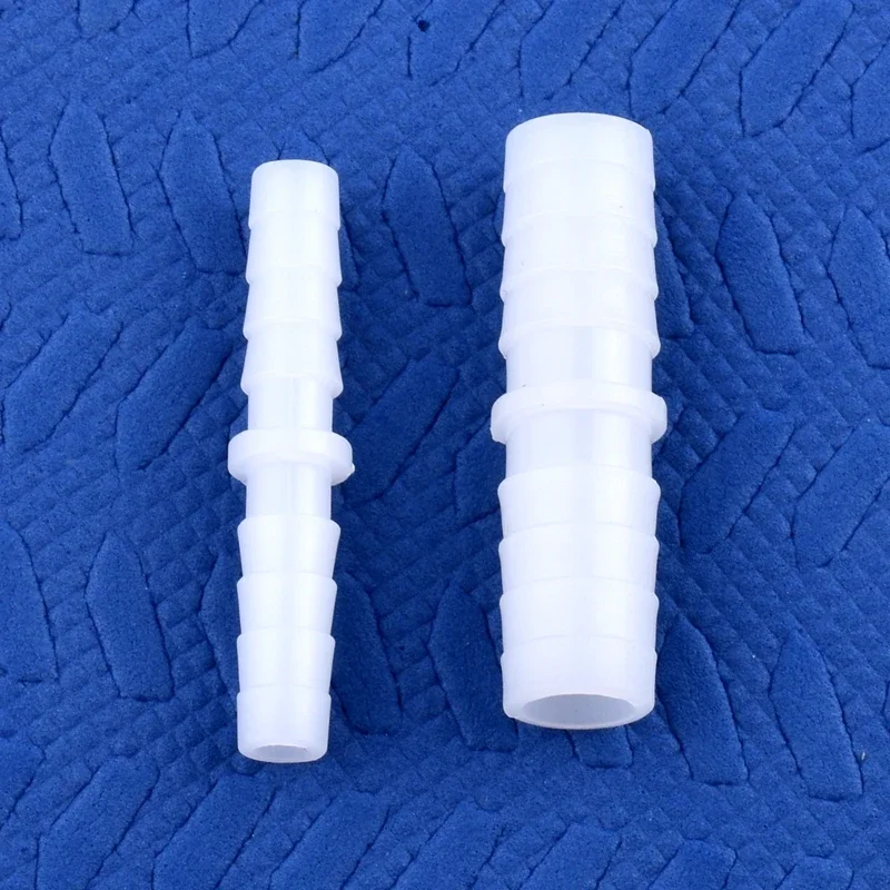 5–200 pcs PE food-safe pagoda-style direct-fit air hose connectors for aquariums and garden irrigation • 4–14 mm inner diameter