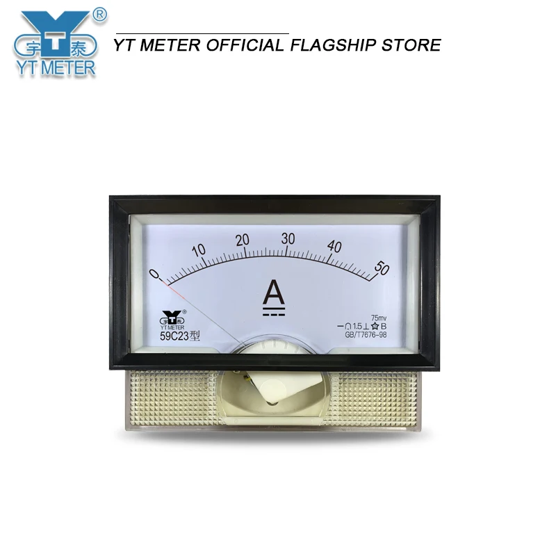 

59c23 75mV dc Ammeter 10A/20A/30A/50A/75A Pointer DC Ammeter 59c177*13