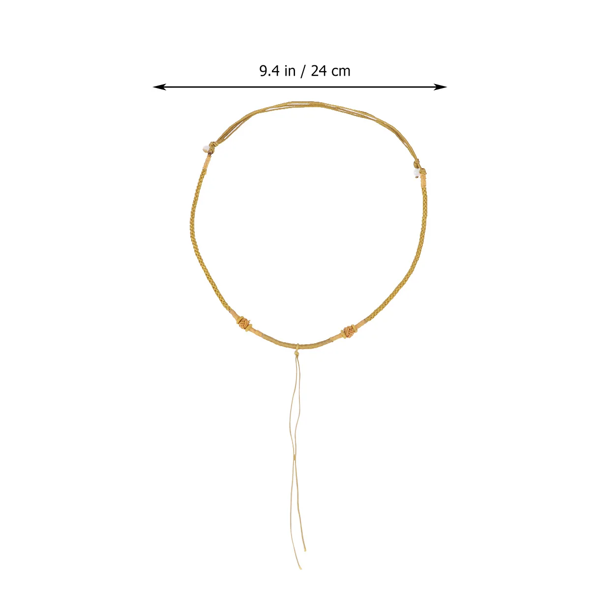 

12 pcs Pineapple Buckle Necklace Rope Braided Cord Hand-woven Jewelry Making Bracelet Supply Craft Accessories Beading Material