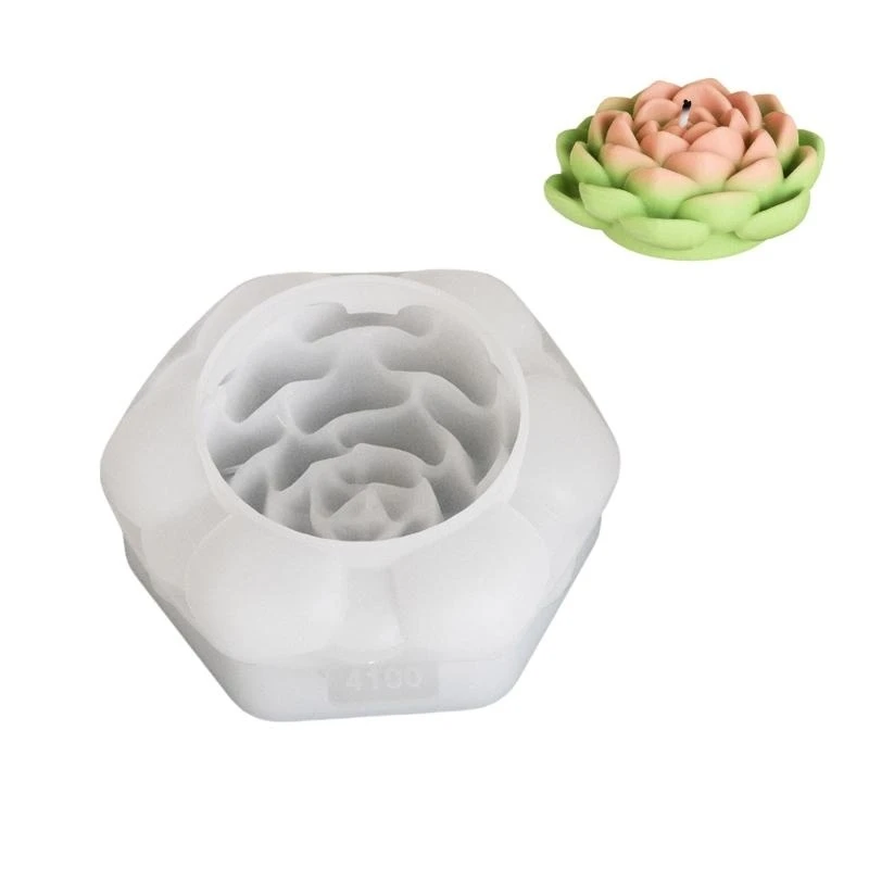 Silicone Mould for 3D Flower Shaped Artistic Home Decoration Making Molds