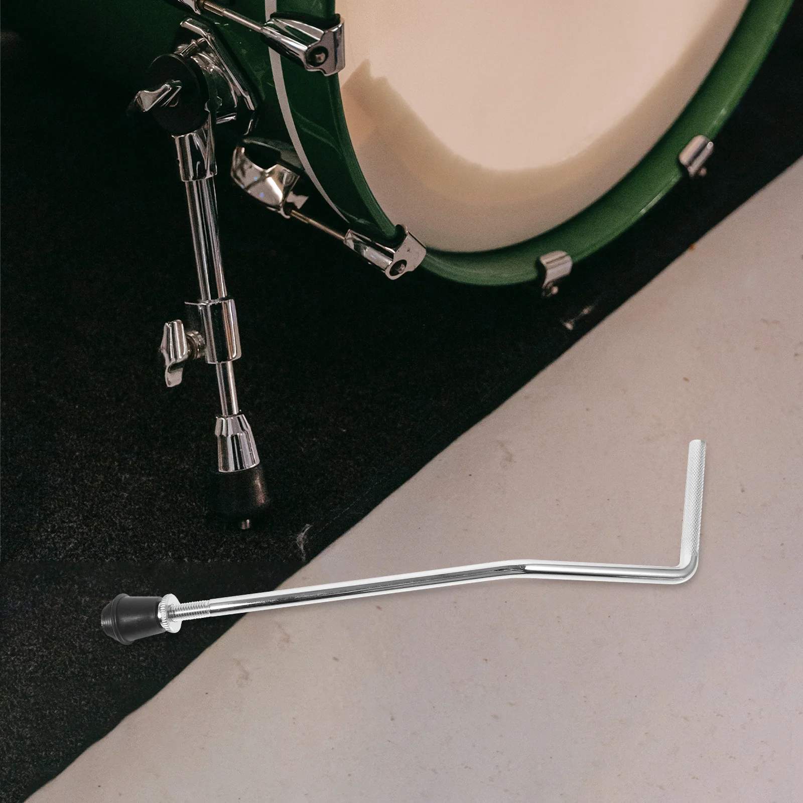 

2Pcs Tom Drum Bracket Drum Stand Metal Holder Percussion Instrument Stability Performance Display Performance Display Hardware