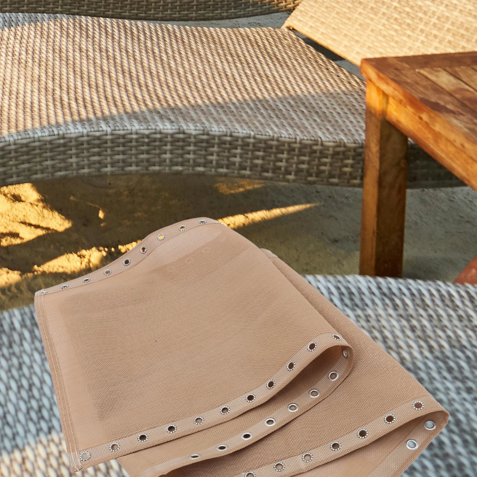 ラウンジチェア交換用ファブリックセット 強力な紫外線耐性 ポータブルチェアキャンバス 庭 キャンプ旅行 パティオ家具のアップグレード用