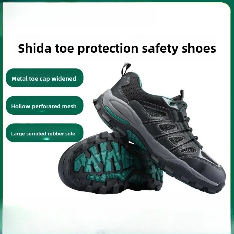 

Anti-smashing, anti-piercing and wear-resistant construction site summer breathable lightweight shoes