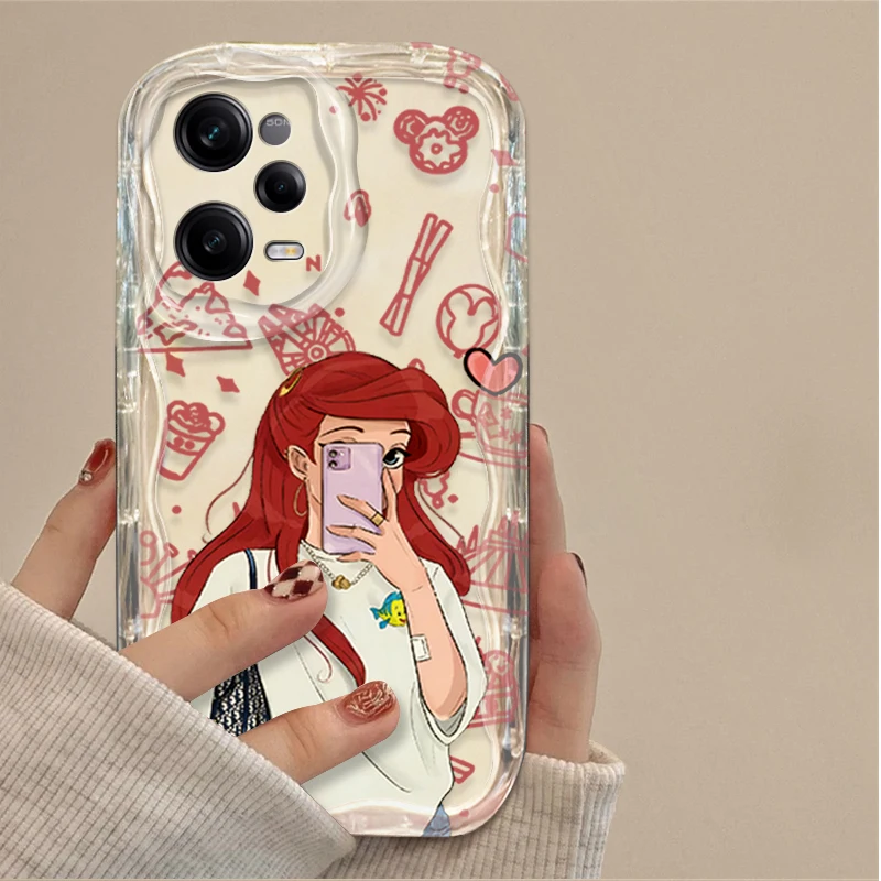Чехол для телефона Disney Princess Girl для Xiaomi Redmi Note 14 13 12 11 10 9 Pro Plus 14S 12S 11S 10S 9S Redmi 14C 14R 13C 12 4G 5G