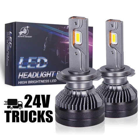 DAWN KNIGHT K5C 24V H7 H4 H1 Светодиодная лампа для грузовика H11 4300K 6000K 110W 24V Светодиодная фара для грузовика 2 шт.