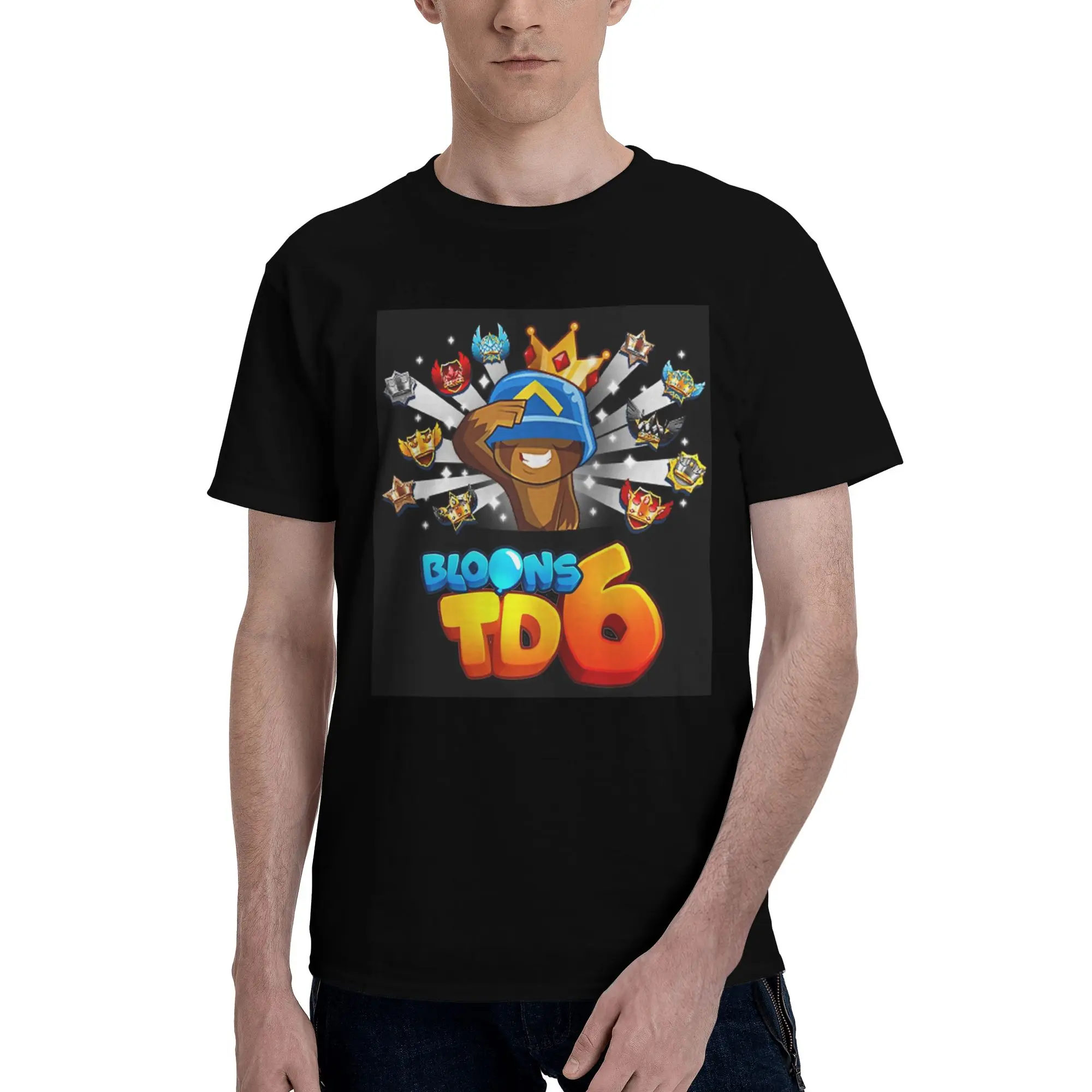

Bloons Td 6 For Kids 100% Cotton T-Shirt Men's Fashion T Shirts Men O-Neck Short Sleeve S-6XL