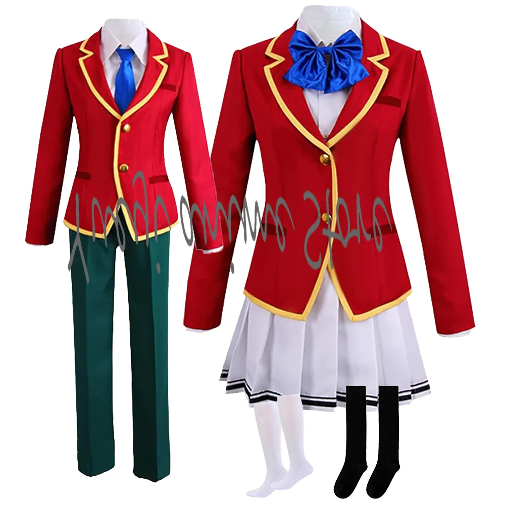 

customized--Unisex Cosplay Ayanokouji Kiyotaka Horikita Suzune School Uniform Anime cos Costume