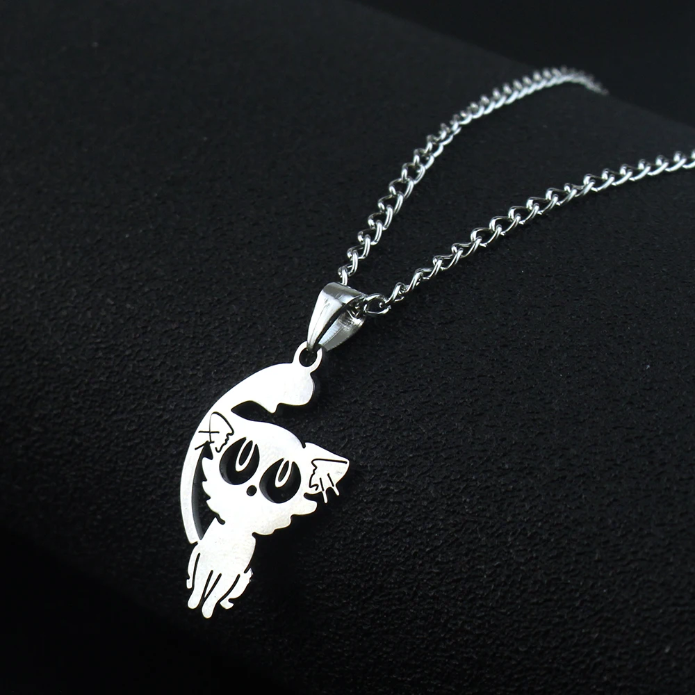 Anime Daijin Cat Pendant Necklace No Tojimari Stainless Steel Jewelry Men Women Jewelry Gift