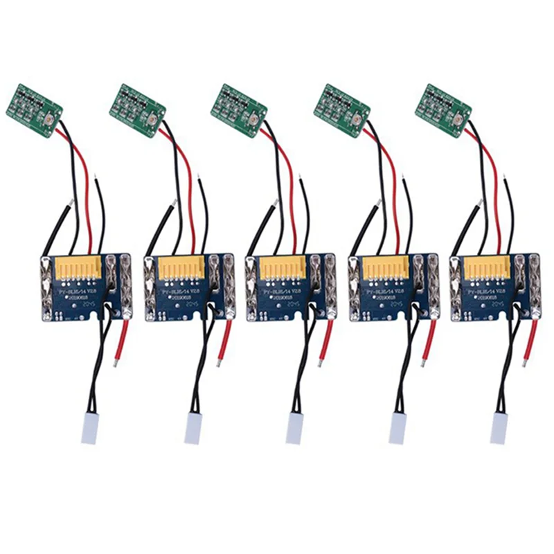 

ABMS-10Pcs Li- Battery PCB Charging Protection Circuit Board For 18V 1.5Ah 3Ah 6Ah 9Ah BL1415 BL1430 BL1460 BL1490