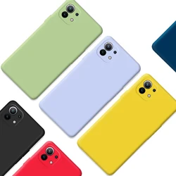 실리콘 매트 TPU 케이스, 샤오미용, 샤오미용, 미 11 라이트, 4G, 5G, 미 11 라이트, NE 5g 용, 소프트 후면 커버