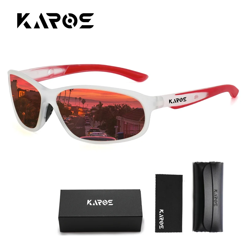 

KAROS Polarized UV Protection Sports Sunglasses Unisex Lightweight Frame for Cycling Fishing Skiing Eyewear YZ2030