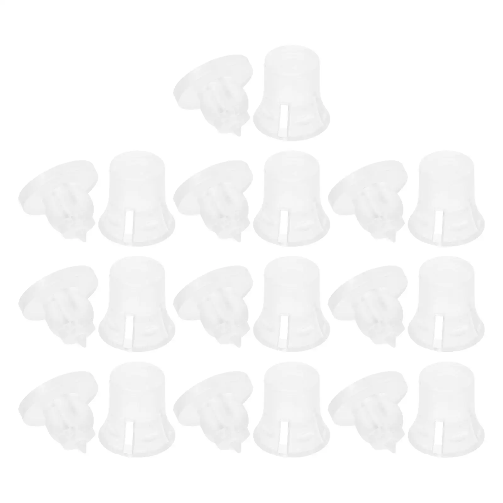 

10pcs Invisible St off Kit Screws Transparent Plastic Screws Bolts for Glass Boards Display Spacers