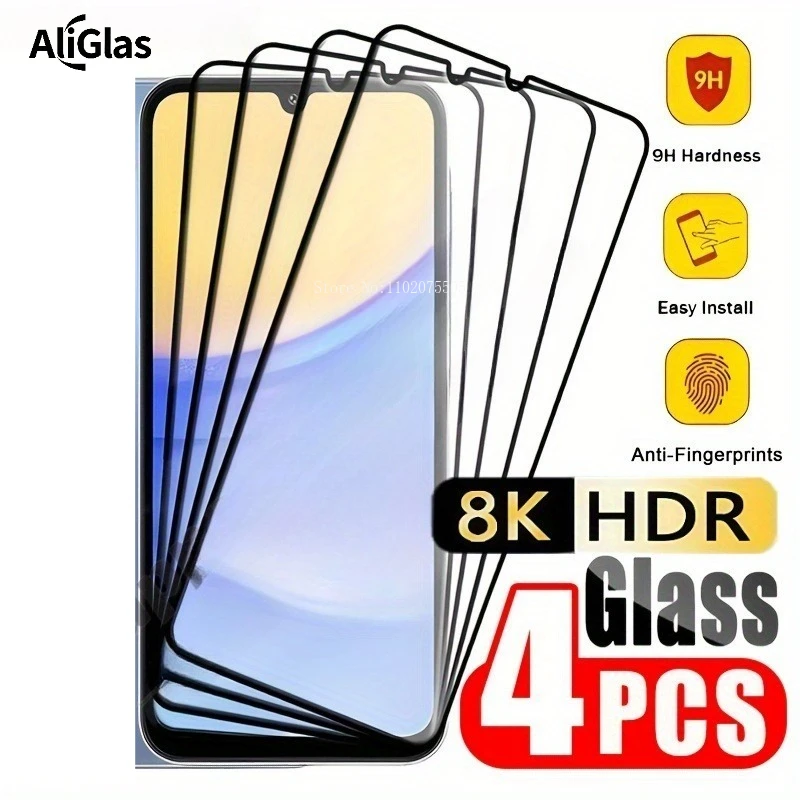 

4Pcs Tempered Glass Film For Honor Magic 7 8 Series Screen Protector For Honor Magic 8 Pro 7 Pro 7 Lite HD Clear Anti-Scratch