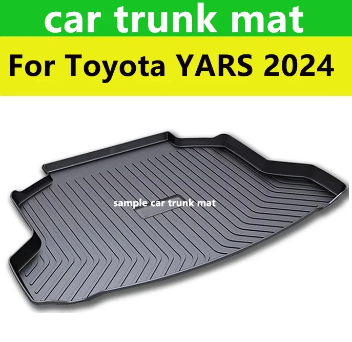 

Коврики в багажник автомобиля для Toyota YARS 2024, водонепроницаемая подушка для защиты от царапин, подушка для хранения из ТПЭ