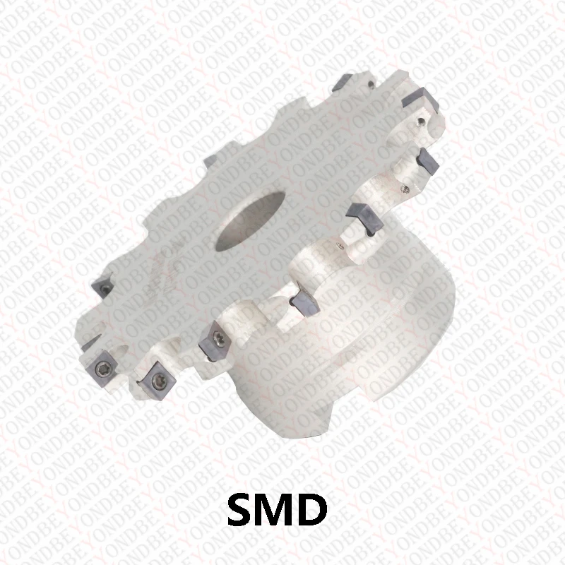 Imagem -05 - Beyond Smp03 Inserido Três-borda Fresa Cnc Indexável t Sulco Faceamento Cortador Mpht 060304 Smd Smc Entalho Ferramenta Cabeça
