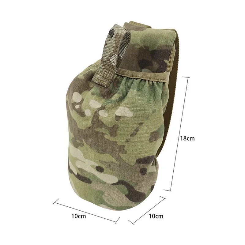 Чехол для бутылки с водой из ткани 500D MOLLE, портативный, съемный, для хранения фляги, для активного отдыха