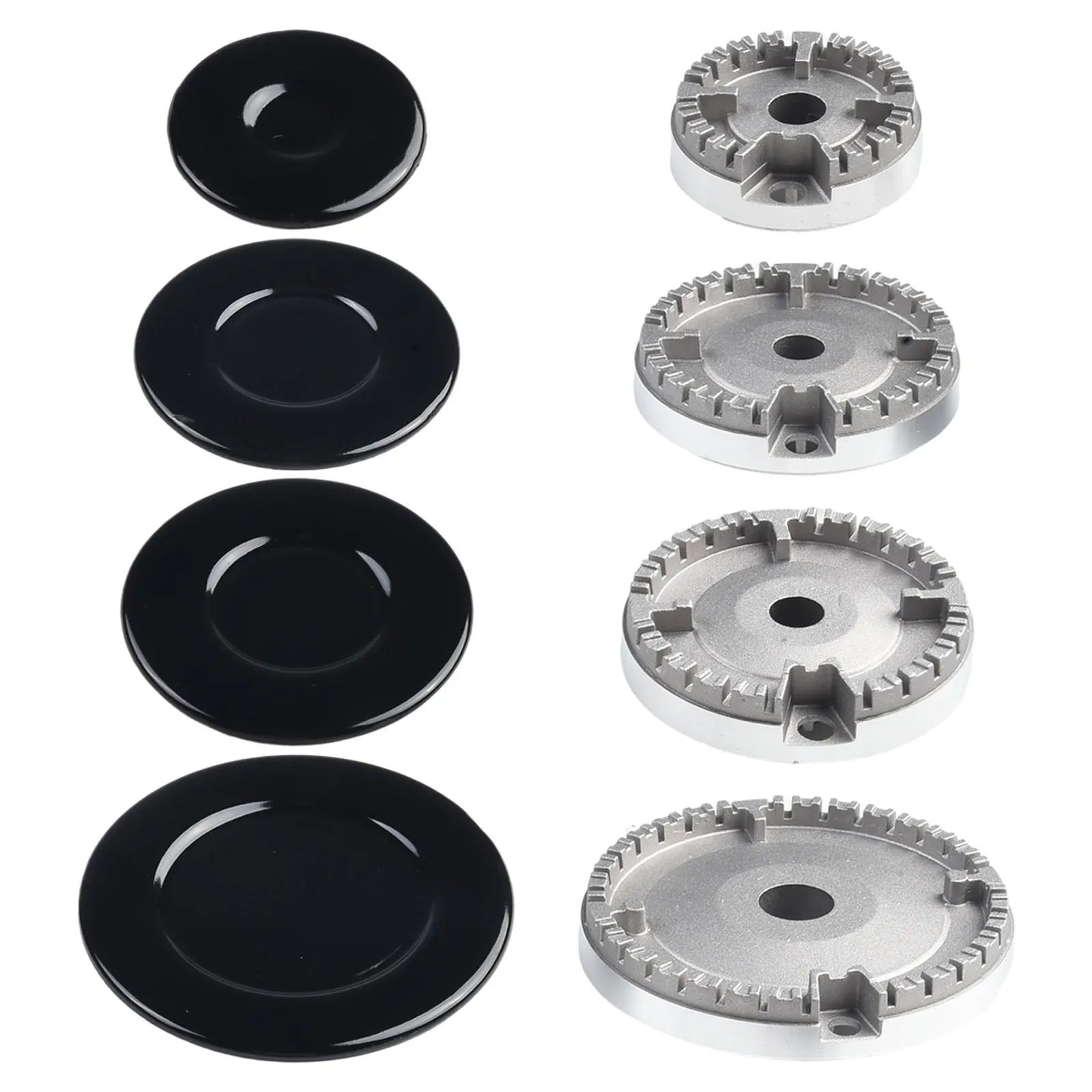 Gas Stove Burner Lid Set Cookware Hat Set Ensures Durability Performance Uniform Heat Distribution For Efficient Cooking