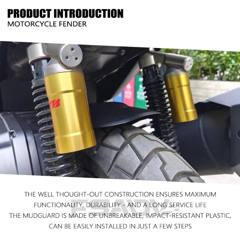 لهوندا ADV350 عجلة المعانقة Mudflap ADV 350 2021 2022 2023 2024 دراجة نارية الملحقات الخلفية درابزين قطعة من نسيج سبلاش الحرس