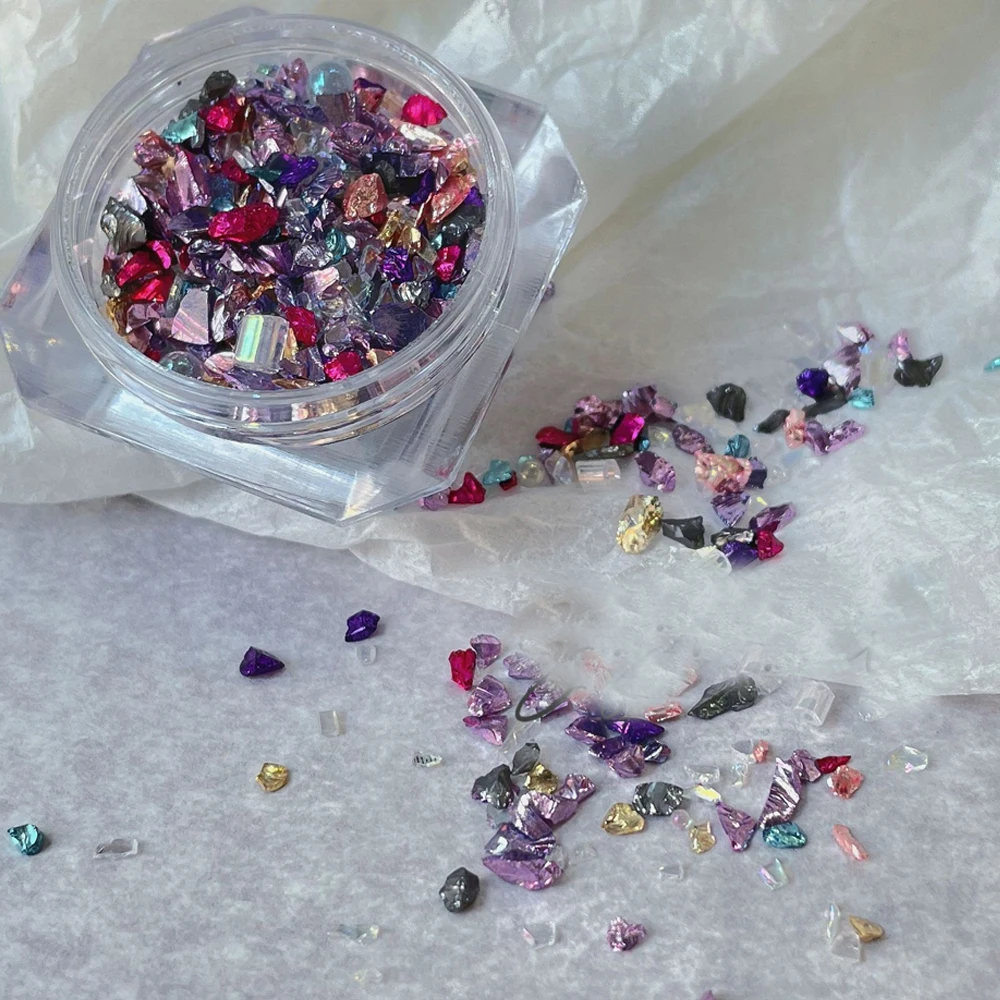 1 صندوق اليابانية مسمار الباروك اللؤلؤ الراين سحر أجزاء الماس الصغيرة خمر اضغط على الأظافر الديكور مانيكير