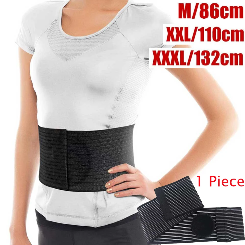 

Hernia Belt for Men Women, Abdominal Binder Lower Waist Support Belt for Umbilical Hernias & Navel Belly Button Hernias with Pad